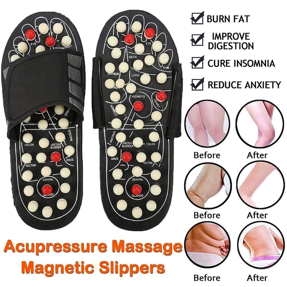 EZ Acupressure and Magnetic Therapy Slippers