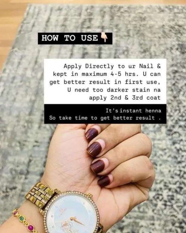 EZ Nail Injection Henna Mehendi Bottle