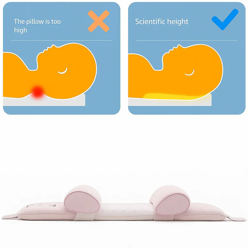 Baby Shaping Head Support Pillow - Assorted Colour
